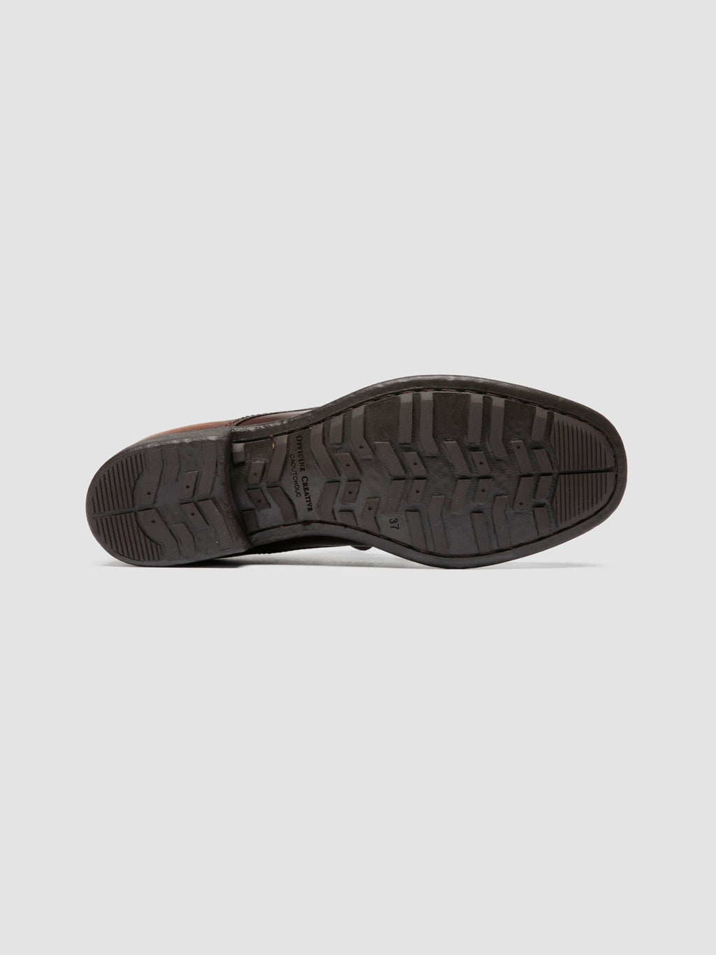 CALIXTE 068 - Light Brown Leather Oxford Shoes - 4