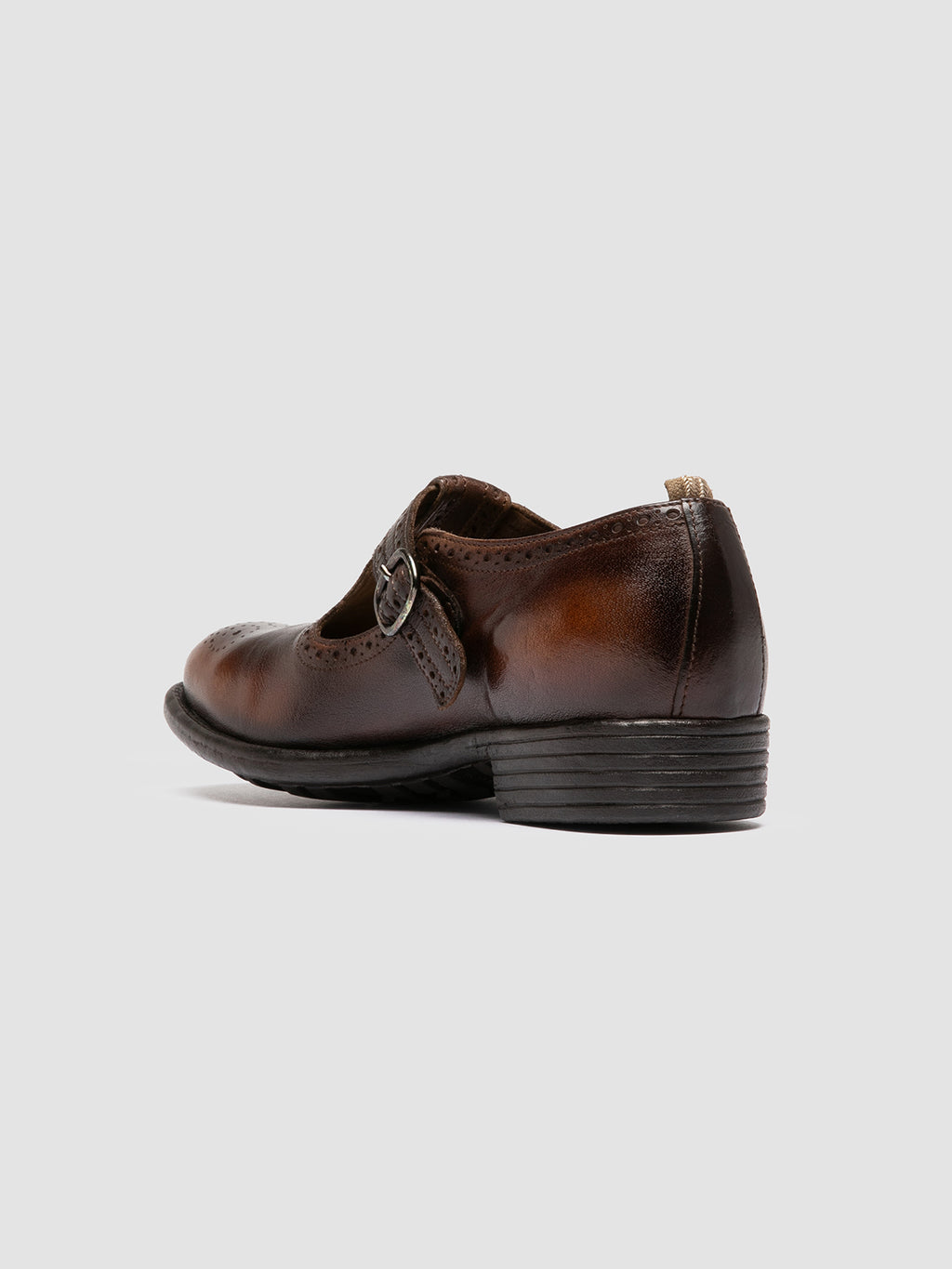 CALIXTE 071 - Brown Leather T-Bar Shoes Women Officine Creative - 4