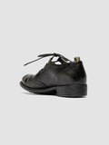 CALIXTE 084 - Dark Green Leather Oxford Shoes - 3