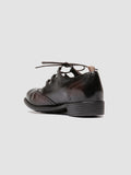 CALIXTE 084 - Dark Brown Leather Oxford Shoes - 3