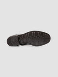 CALIXTE 084 - Dark Brown Leather Oxford Shoes - 4