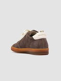 CHANCE 101 - Taupe Leather and Suede Low Top Sneakers - 3