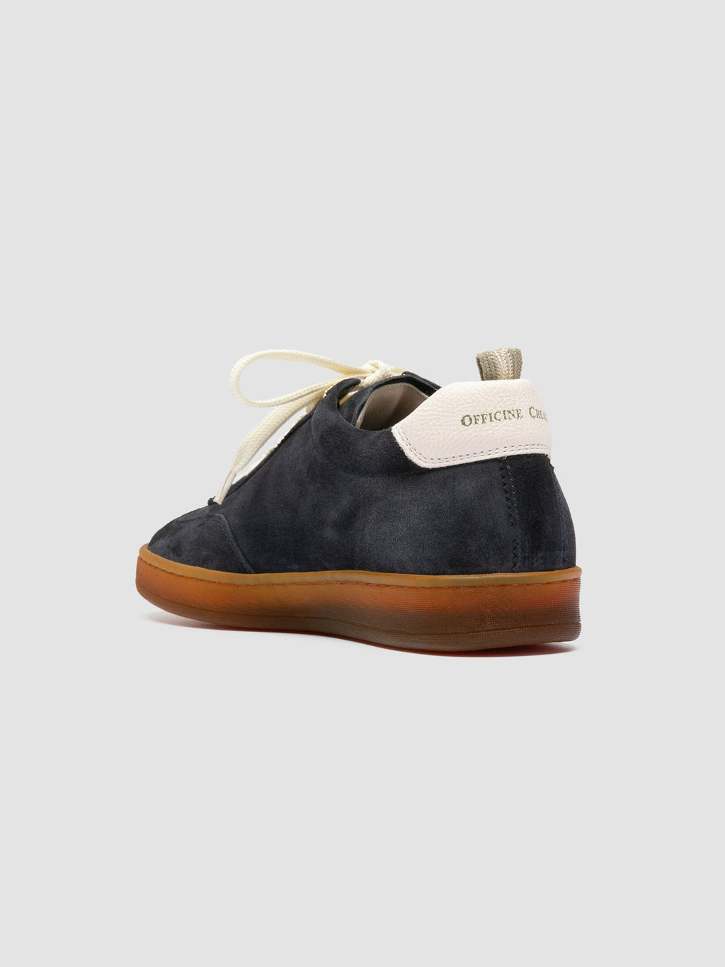CHANCE 101 - Blue Leather and Suede Low Top Sneakers - 3