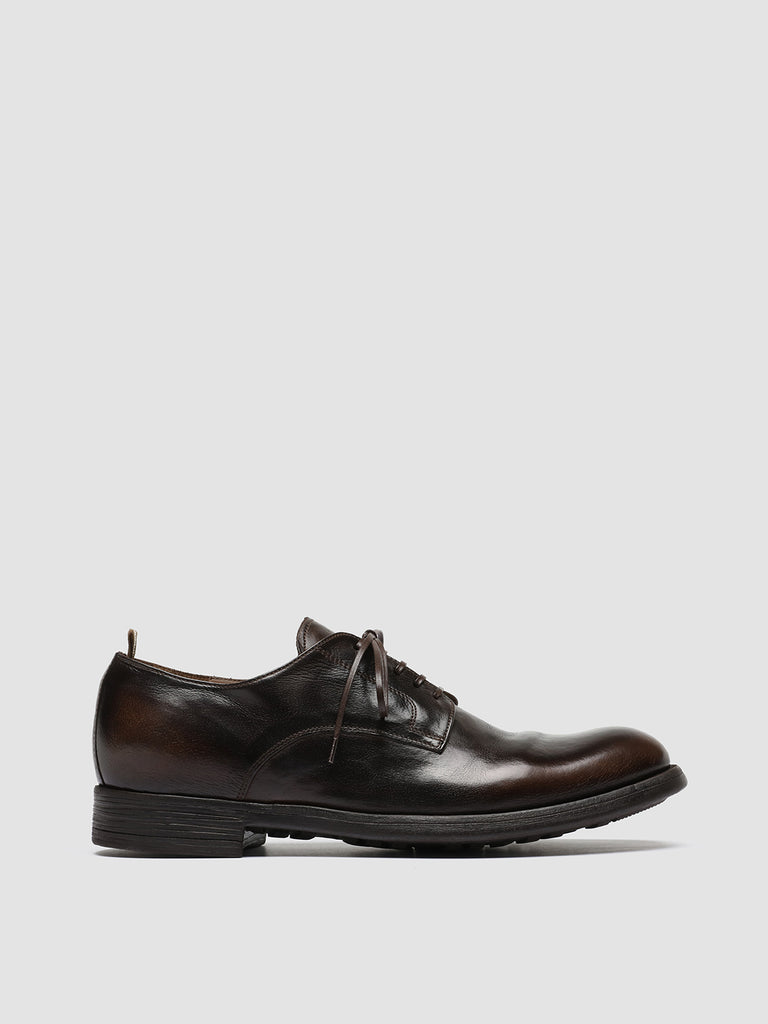 CHRONICLE 001 Caffè/Moro - Brown Leather Derby Shoes Men Officine Creative - 1