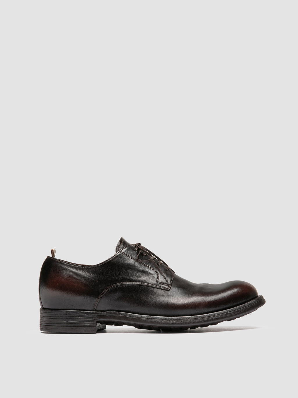 CHRONICLE 001 - Brown Leather Derby Shoes - 0