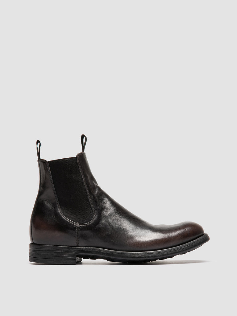 CHRONICLE 002 Supernero - Black Leather Chelsea Boots