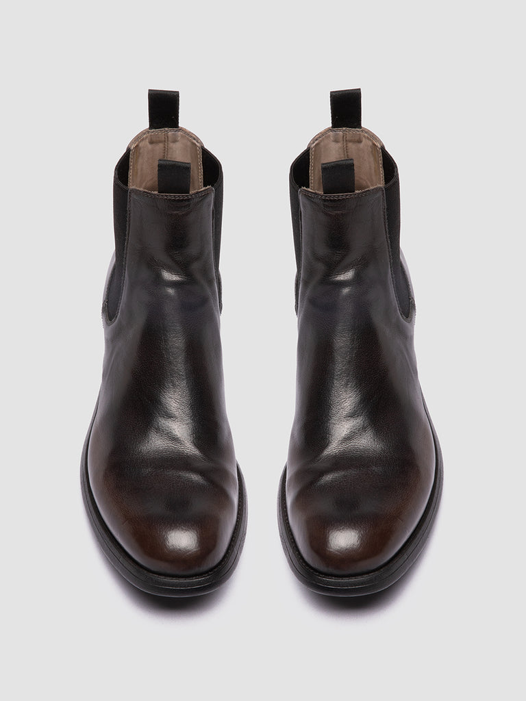 CHRONICLE 002 Supernero - Black and Brown Leather Chelsea Boots