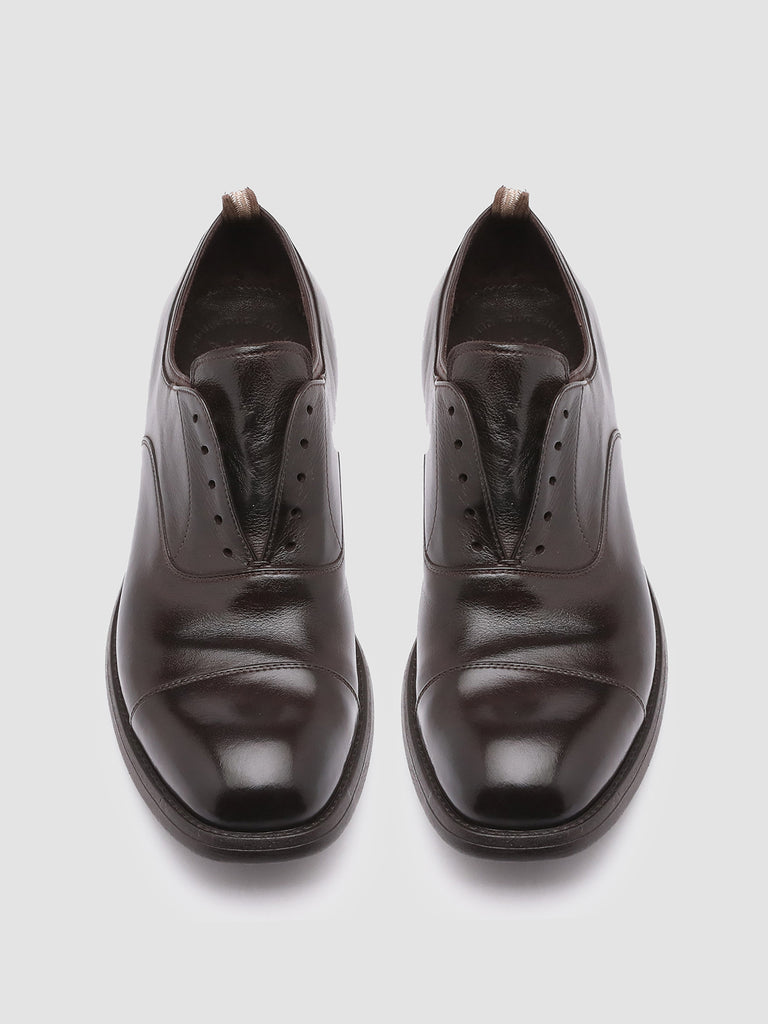 CHRONICLE 003 - Dark Brown Leather Oxford Shoes-hover