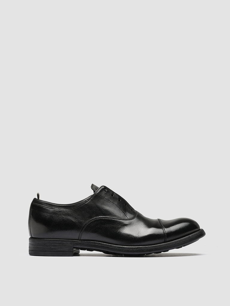 CHRONICLE 003 Nero - Black Leather Oxford Shoes