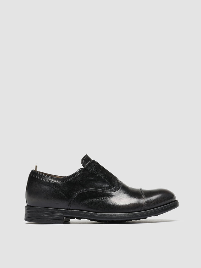 CHRONICLE 003 - Dark Grey Leather Oxford Shoes