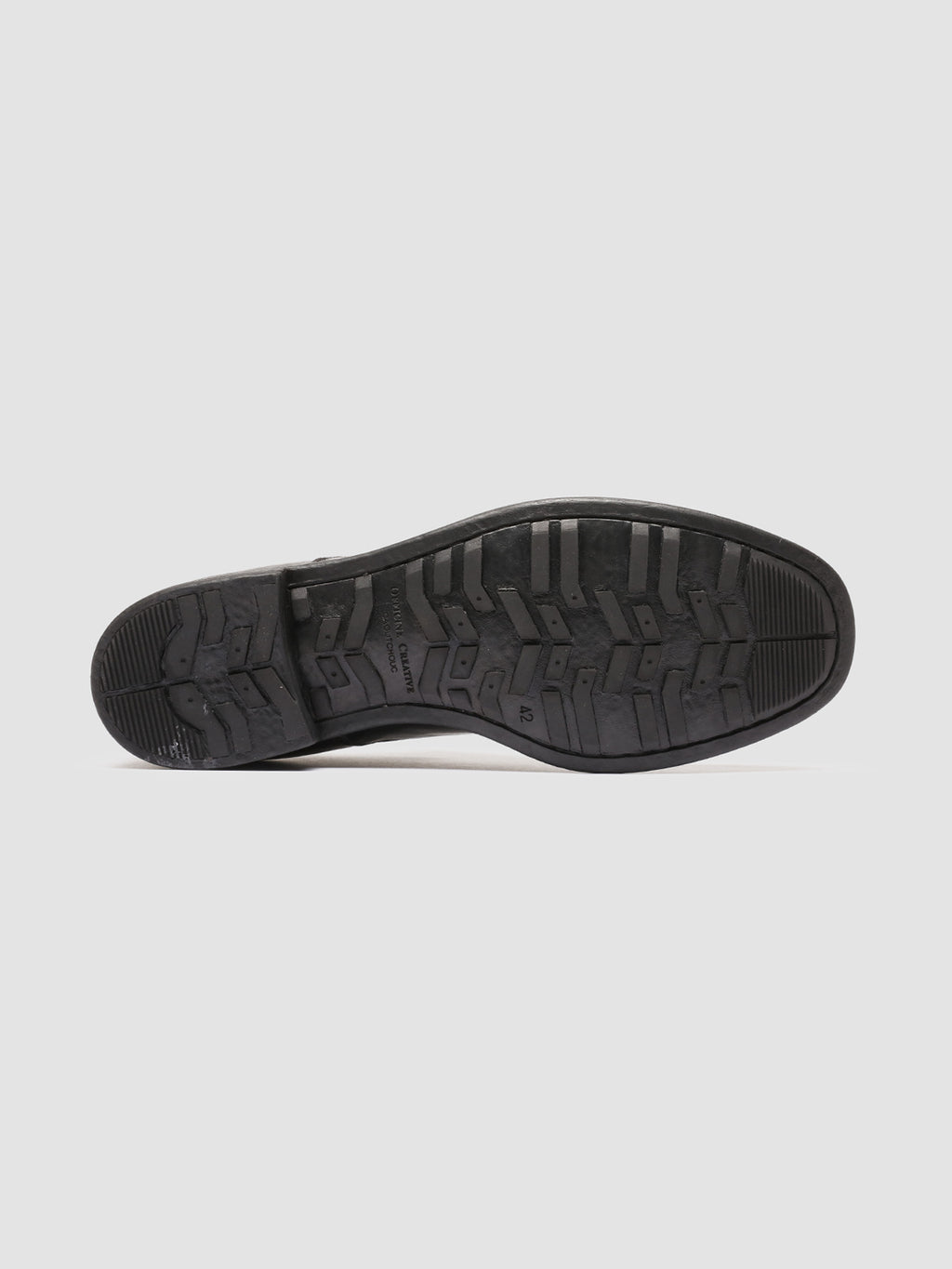 CHRONICLE 003 - Dark Grey Leather Oxford Shoes - 4