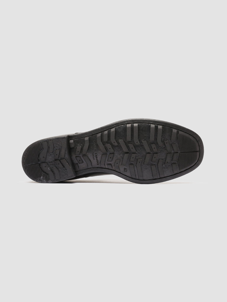 CHRONICLE 003 - Dark Grey Leather Oxford Shoes