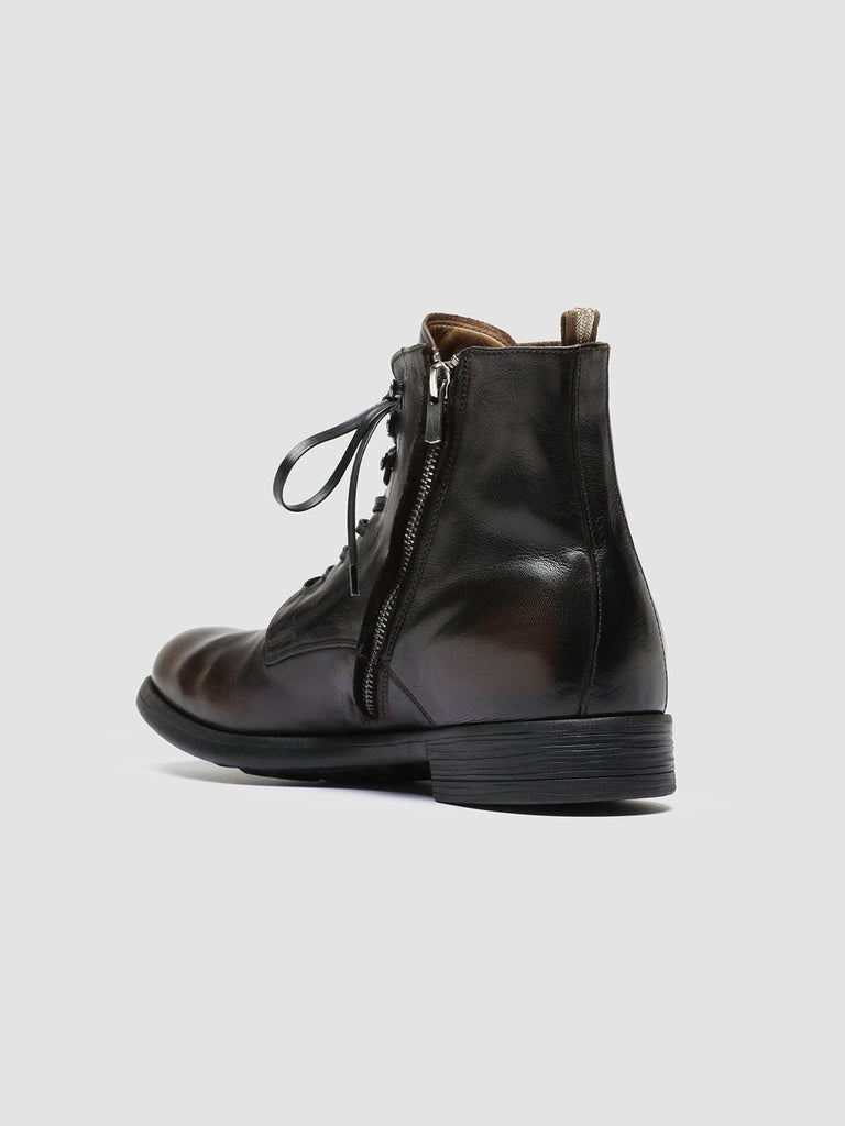 Men's Lace Up Ankle Boots OFFICINE CREATIVE Chronicle 004 Nero