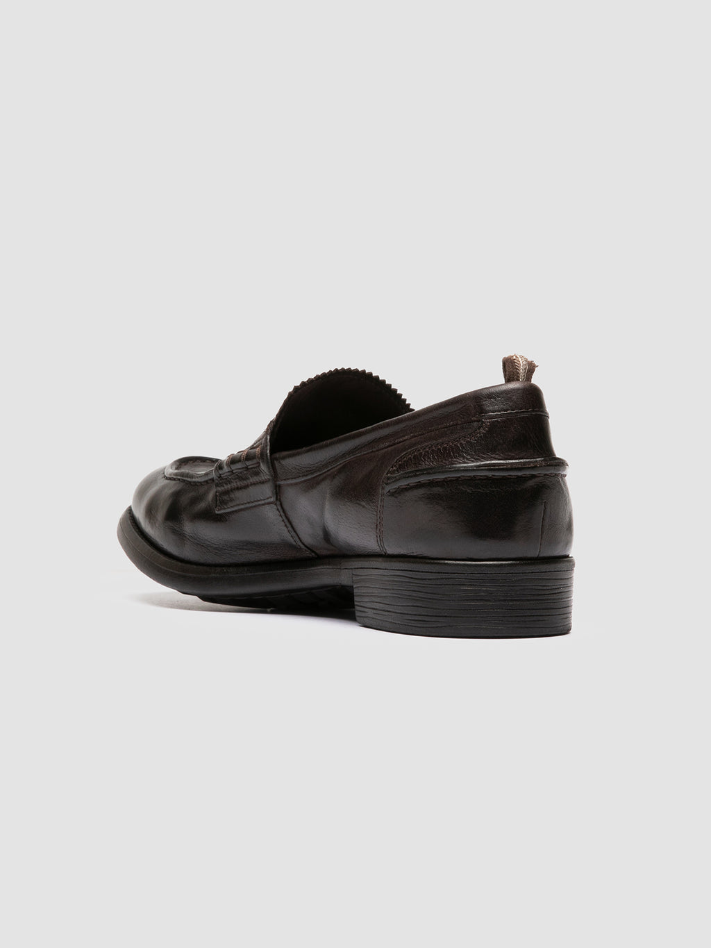 CHRONICLE 056 - Brown Leather Penny Loafers Men Officine Creative - 4