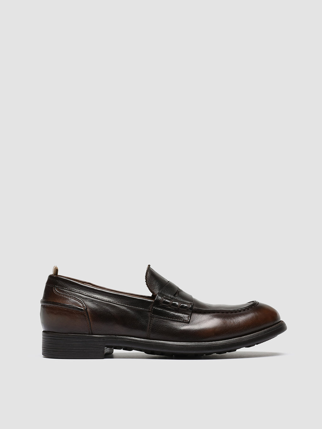 CHRONICLE 056 - Brown Leather Penny Loafers Men Officine Creative - 1