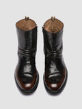 CHRONICLE 058 - Dark Brown Leather Zipped Boots - 1