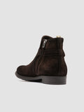 CHRONICLE 068 - Brown Suede Zipped Boots