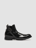 CHRONICLE 068 - Black Leather Zipped Boots Men Officine Creative -1