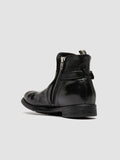 CHRONICLE 068 - Black Leather Zipped Boots Men Officine Creative -4