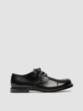 GEMSTONE 001 - Black Leather Derby Shoes - thumb image 1,side view
