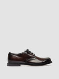 GEMSTONE 001 - Dark Brown Leather Derby Shoes - thumb image 1,side view