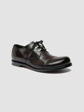 GEMSTONE 001 - Brown Leather Derby Shoes - thumb image 3,side view