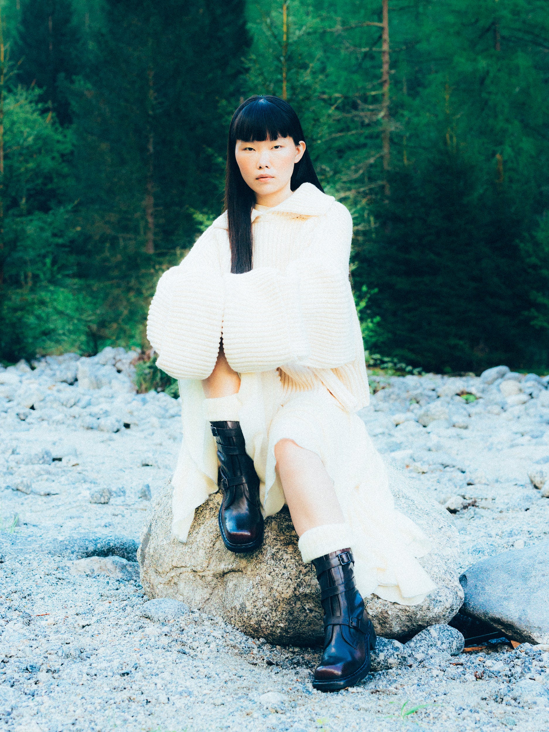 Officine Creative - Women's leather black boots