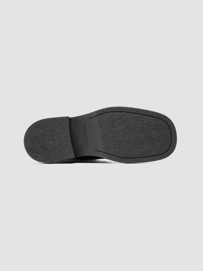 DAKOTA 003 - Dark Grey Leather Pull-On Boots