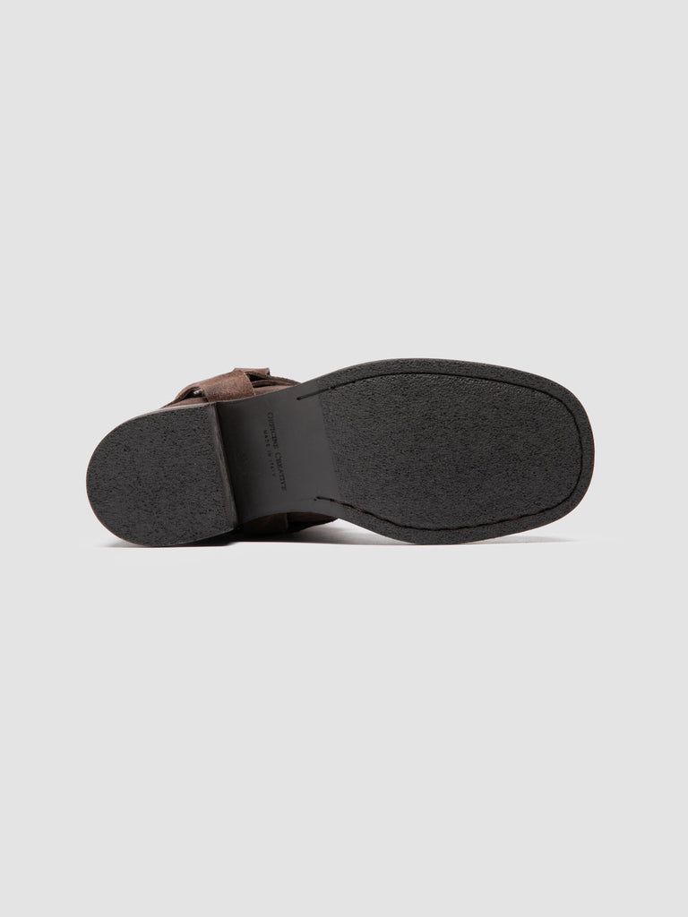 DANA 004 - Brown Suede Pull-On Boots