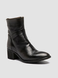 DENNER 107 - Black Leather Ankle Boots Women Officine Creative - 3