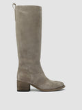 DENNER 116 Quarzo - Grey Suede Zip Boots Women Officine Creative - 1