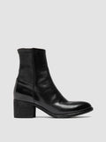 DENNER 127 - Black Leather Zipped Boots - 0