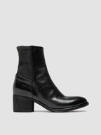 DENNER 127 - Black Leather Zipped Boots Officine Creative - 1