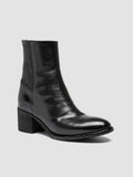 DENNER 127 - Black Leather Zipped Boots - 2