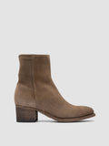 DENNER 127 - Taupe Suede Zipped Boots - 0