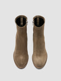 DENNER 127 - Taupe Suede Zipped Boots - 1