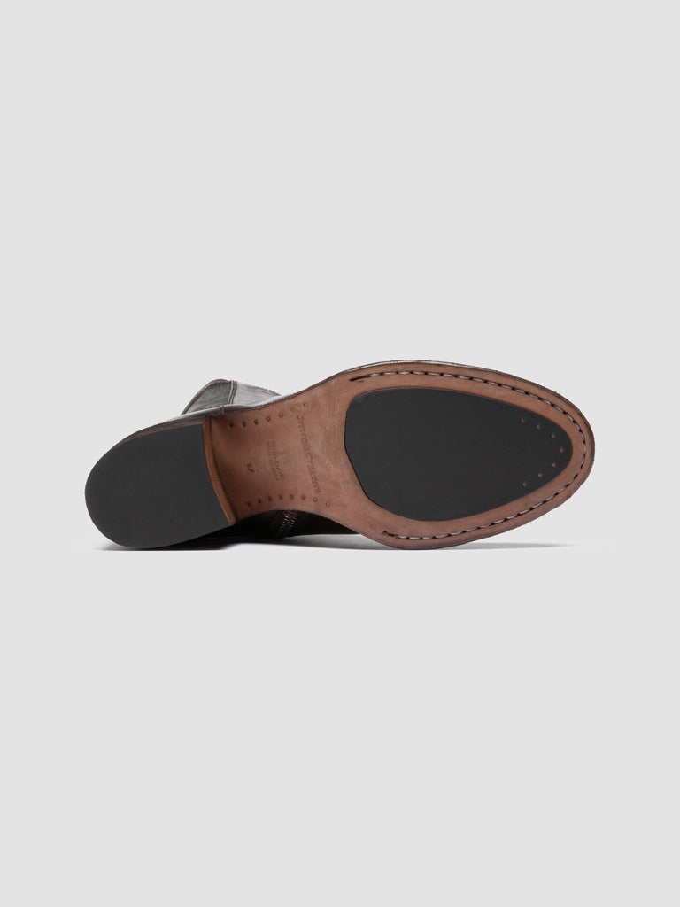 DENNER 127 - Light Brown Leather Zipped Boots