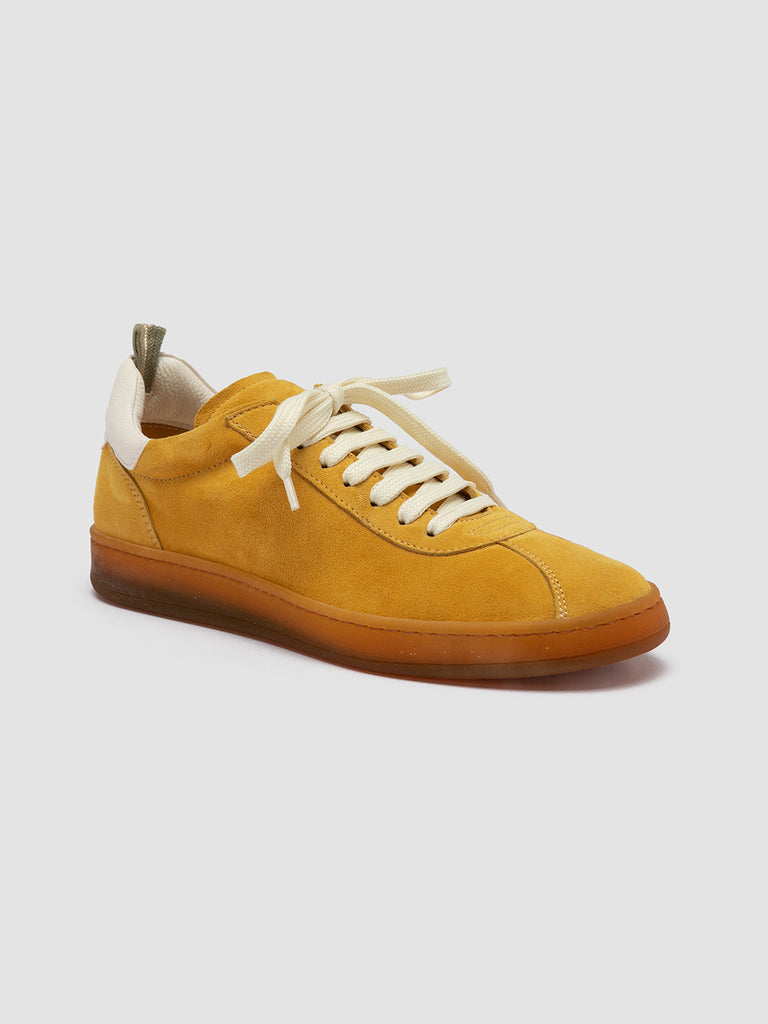 DESTINY 101 Yellow - Yellow Leather and Suede Low Top Sneakers Women Officine Creative - 3