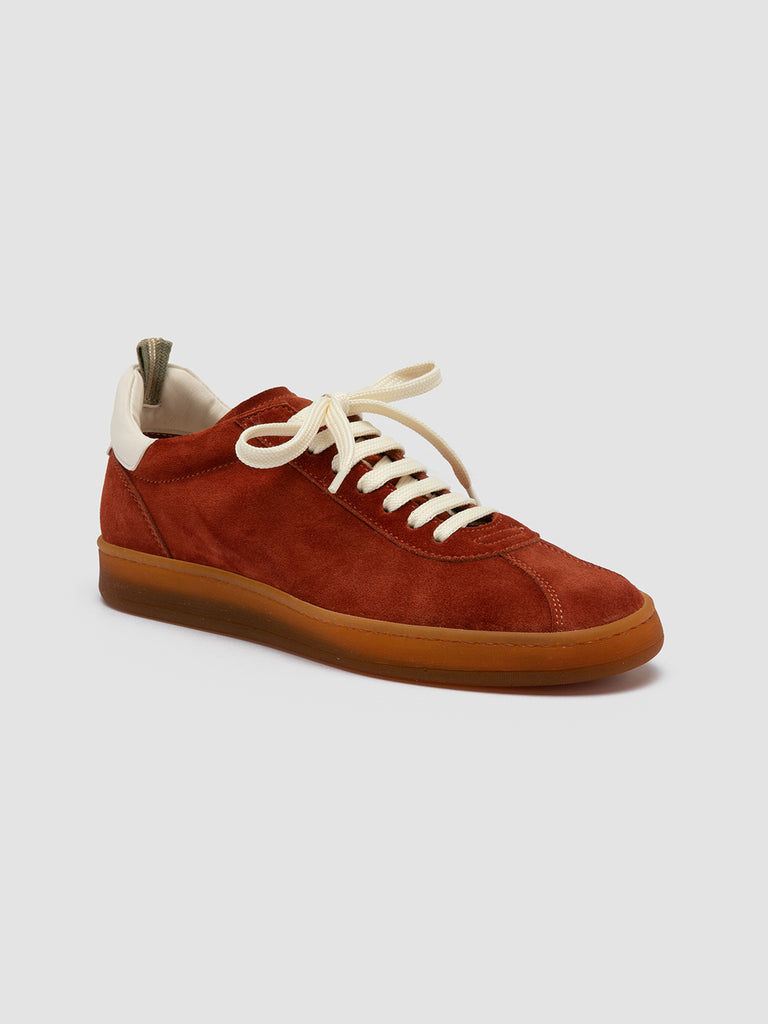 DESTINY 101 Rust - Red Leather and Suede Low Top Sneakers Women Officine Creative - 3