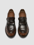 DIARY 101 - Dark Brown Leather Penny Loafers - 1