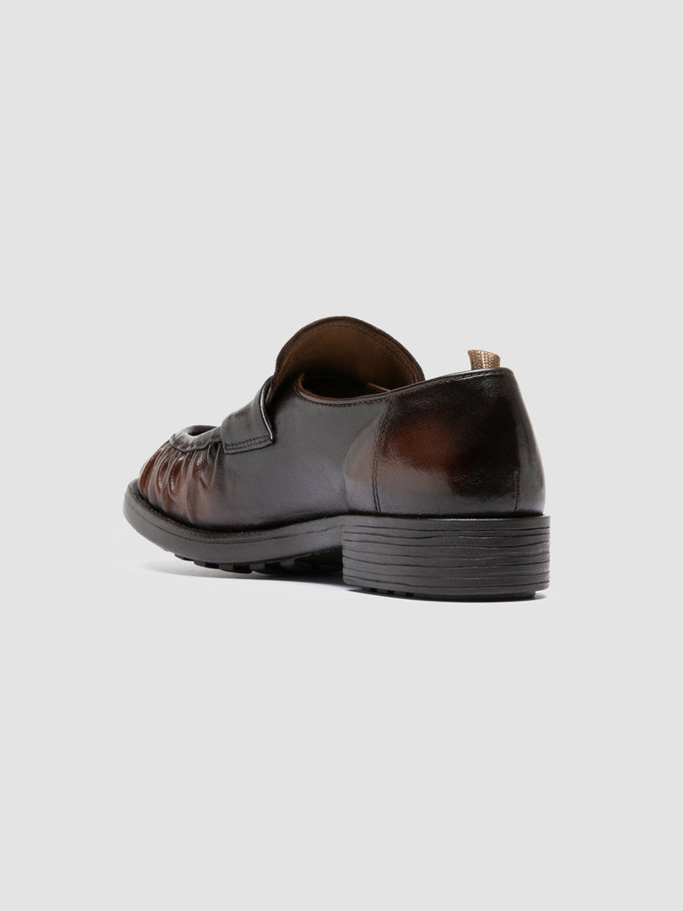 DIARY 101 - Dark Brown Leather Penny Loafers