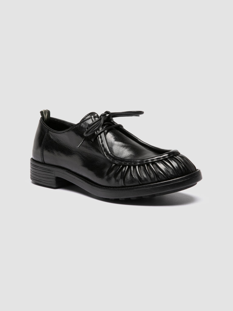 DIARY 102 - Black Leather Derby Shoes
