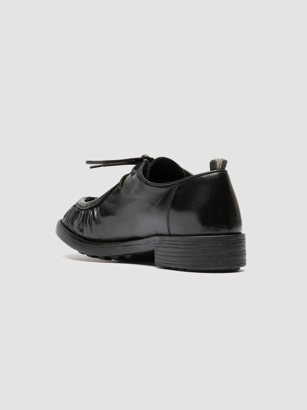 DIARY 102 - Black Leather Derby Shoes - 3