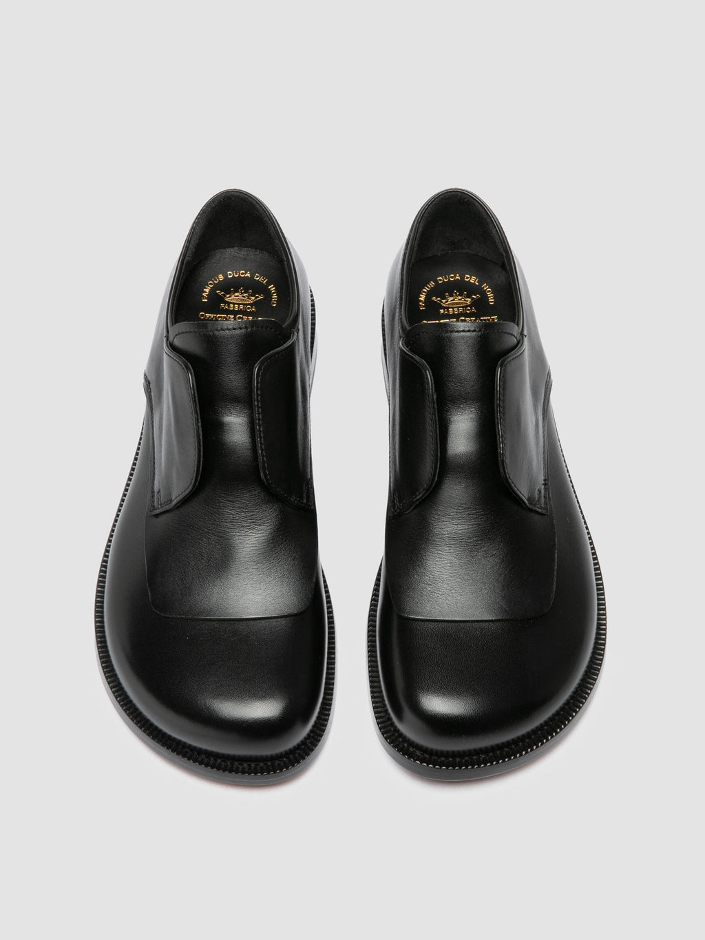 EMERALD 003 - Black Leather Derby Shoes - 1