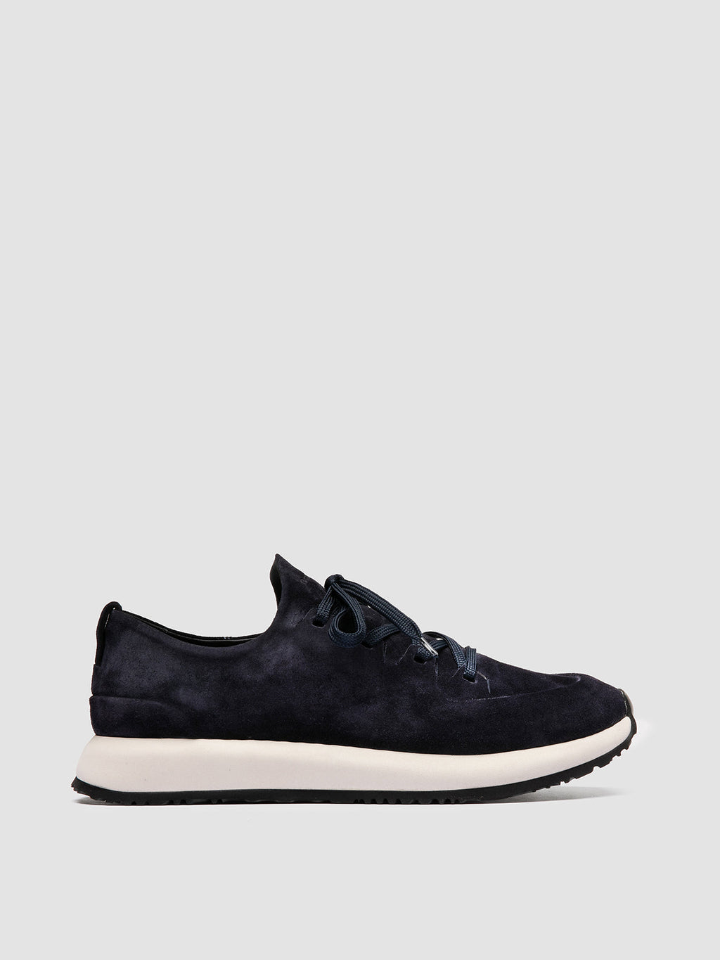 ENTIRE 001 - Navy Suede Low Top Sneakers - 0