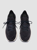 ENTIRE 001 - Navy Suede Low Top Sneakers - 1