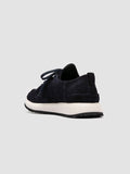 ENTIRE 001 - Navy Suede Low Top Sneakers - 3