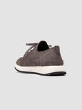 ENTIRE 001 - Grey Suede Low Top Sneakers - 3