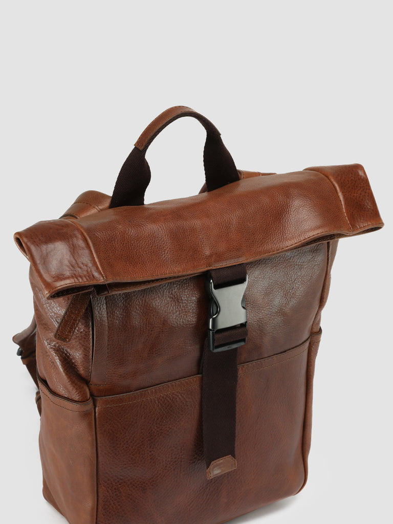 EQUIPAGE 001 Cotto - Brown Leather Backpack