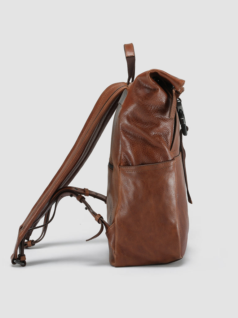 EQUIPAGE 001 Cotto - Brown Leather Backpack Officine Creative - 3